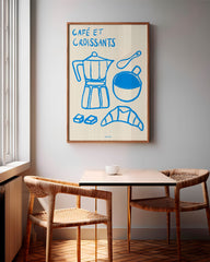 After Hover: Café et Croissants - Französisches Frühstück