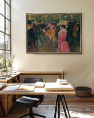 After Hover: Henri de Toulouse-Lautrec - Moulin Rouge The Dance