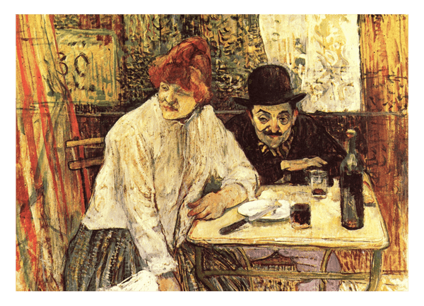 Henri de Toulouse-Lautrec - Die letzten Krümmel (im Restaurant La Mie)
