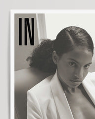 After Hover: In Style - Fashion attitude - Model in a pantsuit