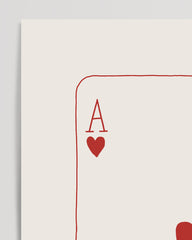 After Hover: Lucky Me - Ace of Hearts playing card