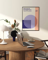 After Hover: Museum Exhibition - Bauhaus Design in Violett