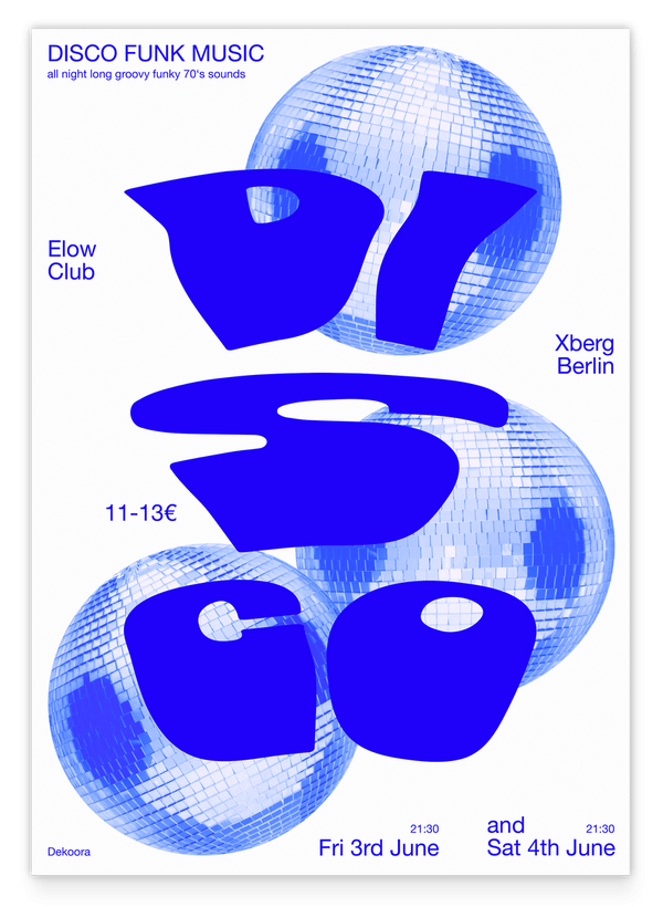Disco Funk Invitation - Come see and dance