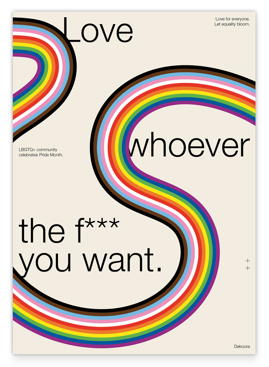 Love whoever the f*ck you want - Progress Rainbow