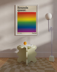 After Hover: Sounds queer. I'm in - Regenbogen Flagge mit Farbverlauf