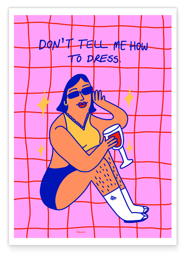 Don't tell me how to dress - Socks in flipflops