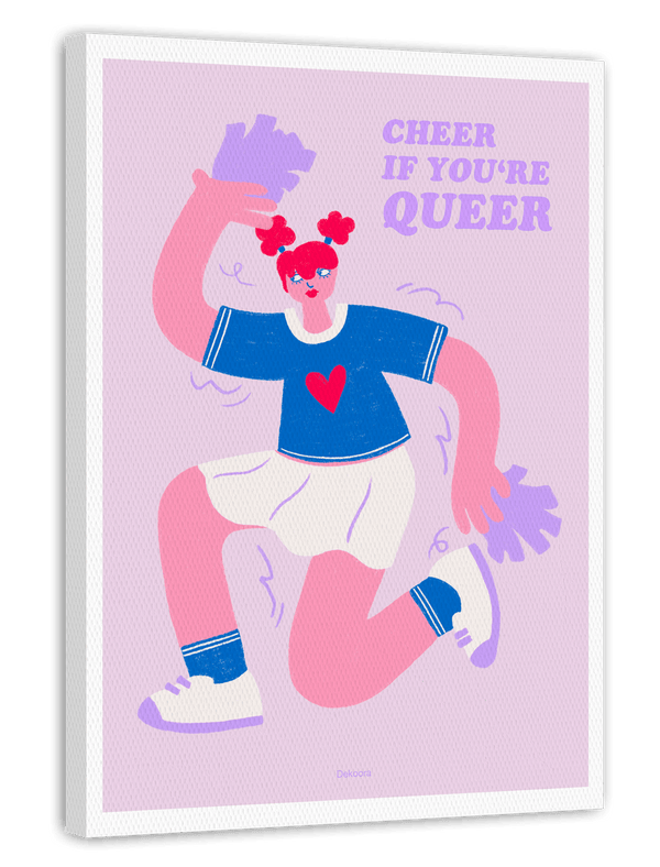 Cheer if you're Queer - Mit Pompoms