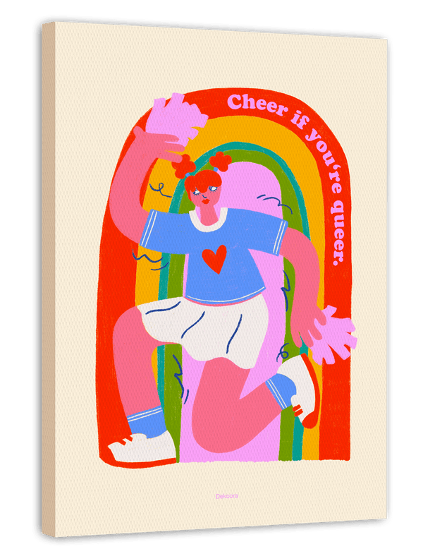 Cheer if you're Queer - Mit Regenbogen