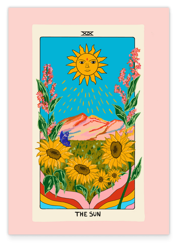 The Sun - Tarot inspiriert - Colourful Joy of Life