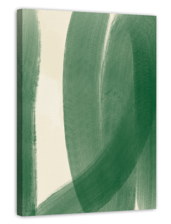 Quiet Green - Minimalistischer Kunstdruck