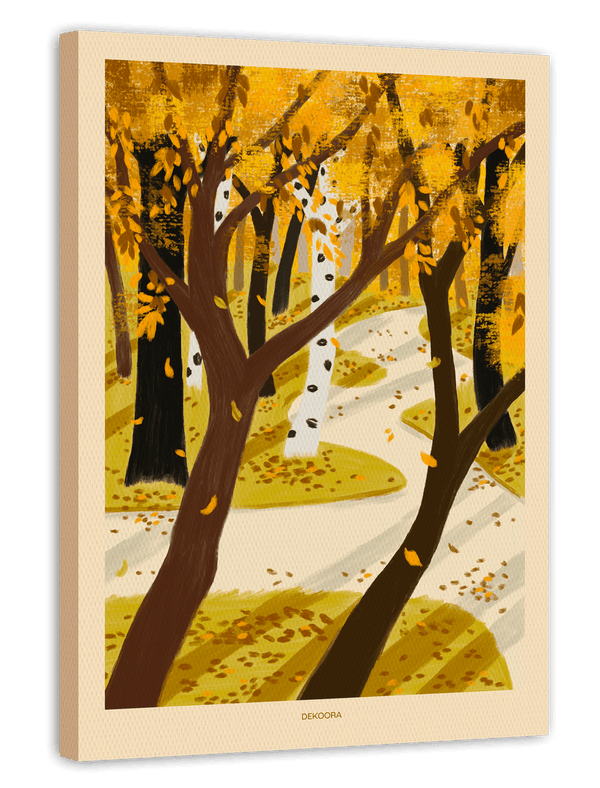 Waldspaziergang - Blätterwald im Herbst