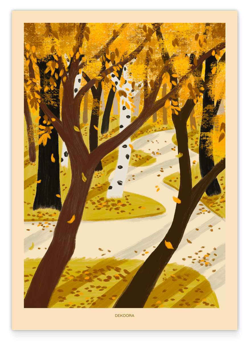 Waldspaziergang - Blätterwald im Herbst