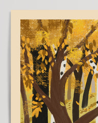 After Hover: Forest with squirrels - Golden autumn