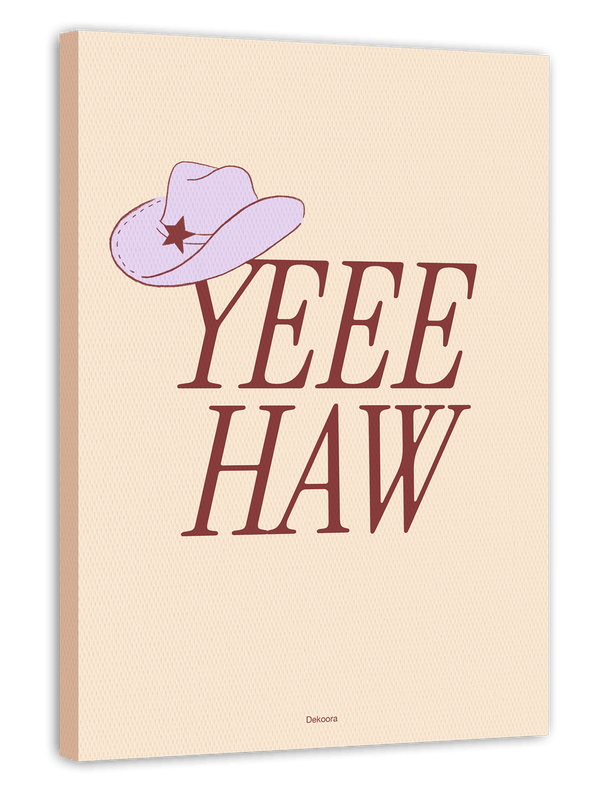 Yeeehaw - Western Spruch mit Hut