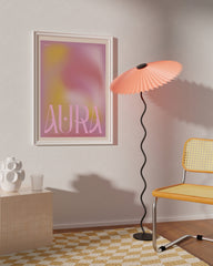 After Hover: Soft Aura - Rosa Farbverlauf mit Gelb