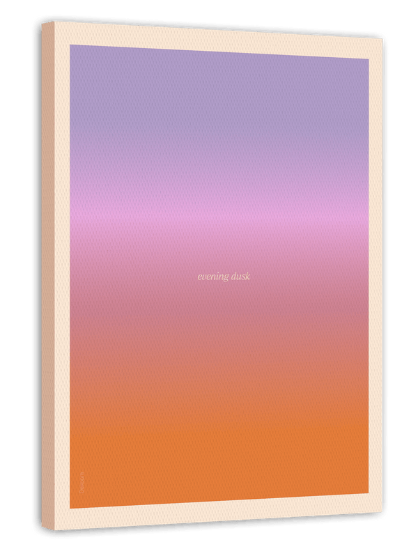 Evening Dusk in calming purple - Ombré Farbverlauf