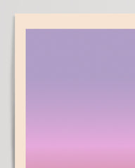 After Hover: Evening Dusk in calming purple - Ombré gradient