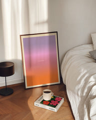 After Hover: Evening Dusk in calming purple - Ombré Farbverlauf