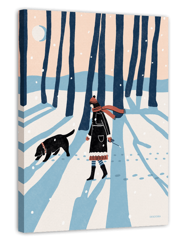 Winter Walk - Schnee Spaziergang mit Hund
