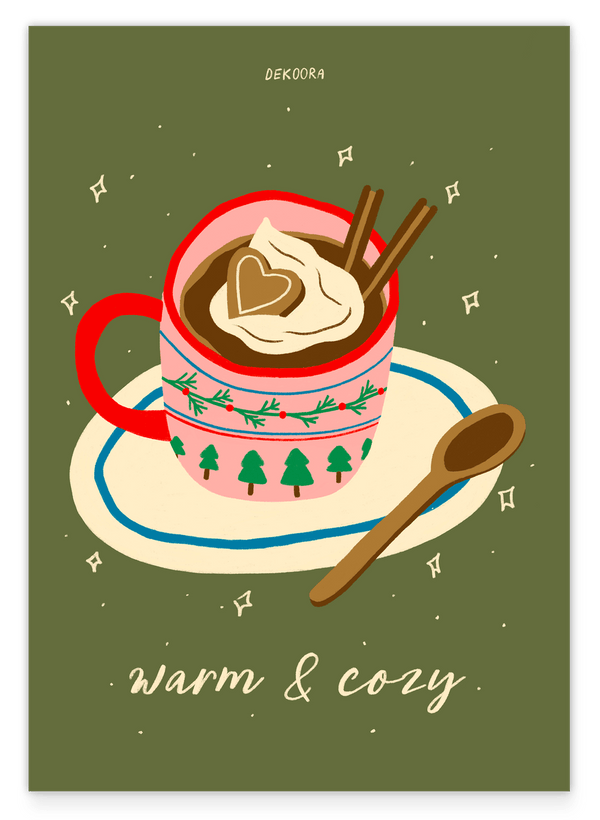 Warm & Cozy - Hot Chocolate Christmas Cup