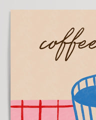 After Hover: Coffee Club - Graphic coffee mug with stripes