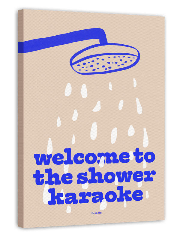 Welcome to the Shower Karaoke - Badezimmerbild