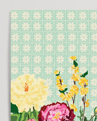 After Hover: Colorful bouquet of flowers in an Asian setting