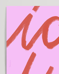 After Hover: Love - I love you too - Sayings typography in pink