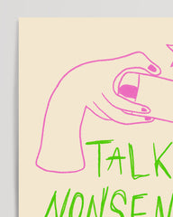 After Hover: Talking Nonsense and Sipping Wine - in green
