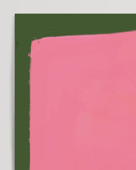 After Hover: Abstract Art - Olive Meets Pink No. 2