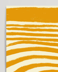 After Hover: Modern Mustard No. 2 - Abstract Art in Mustard Yellow