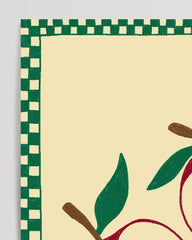 After Hover: Apple Love - Illustration in Green and Red