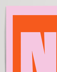 After Hover: So what? - Modern typography in orange