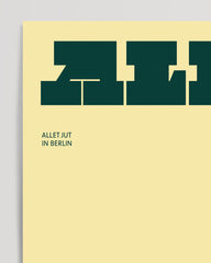 After Hover: Allet Jut - Typography in Yellow and Green
