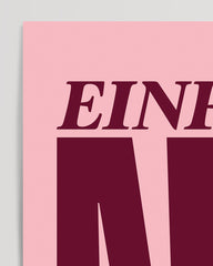 After Hover: Simply No - Typography in Dark Red