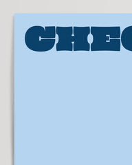 After Hover: Do you get it? - Modern typography in blue