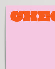 After Hover: Slogan "Do you check it out?" in orange and pink