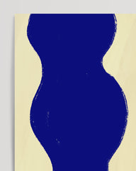 After Hover: Bubble Braids II - Abstract shapes in yellow and blue