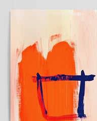 After Hover: Soothing Squares - Abstract play of colors in red and blue
