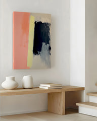 After Hover: Creative Colourblocking in Schwarz und Apricot