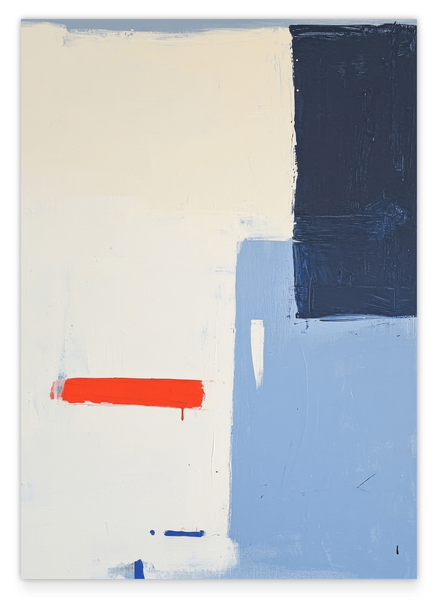Playful Blueprint - Abstract Wall Art (2/2)