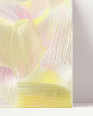 After Hover: Sunshine Swirls - Abstract brushstrokes in pastel colors