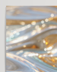 After Hover: Metallic Liquid No. 1 in Gold and Silver