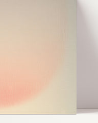 After Hover: Peachy Poesy - Subtle semicircle in landscape format