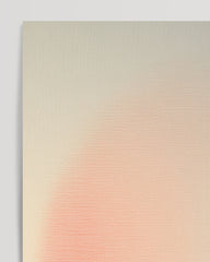After Hover: Peachy Poesy - Subtle semicircle in portrait format