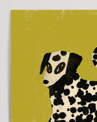 After Hover: Cute Dogs Boots: Dalmatian in Red Boots