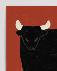 After Hover: Cute Animals in Boots: Bull in White Boots