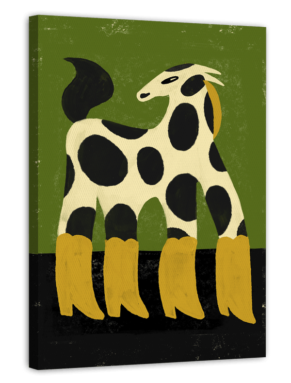 Cute Horses in Boots: Pferd in gelben Stiefeln