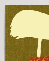 After Hover: Cute Birds in Boots: Stork in Cowboy Boots
