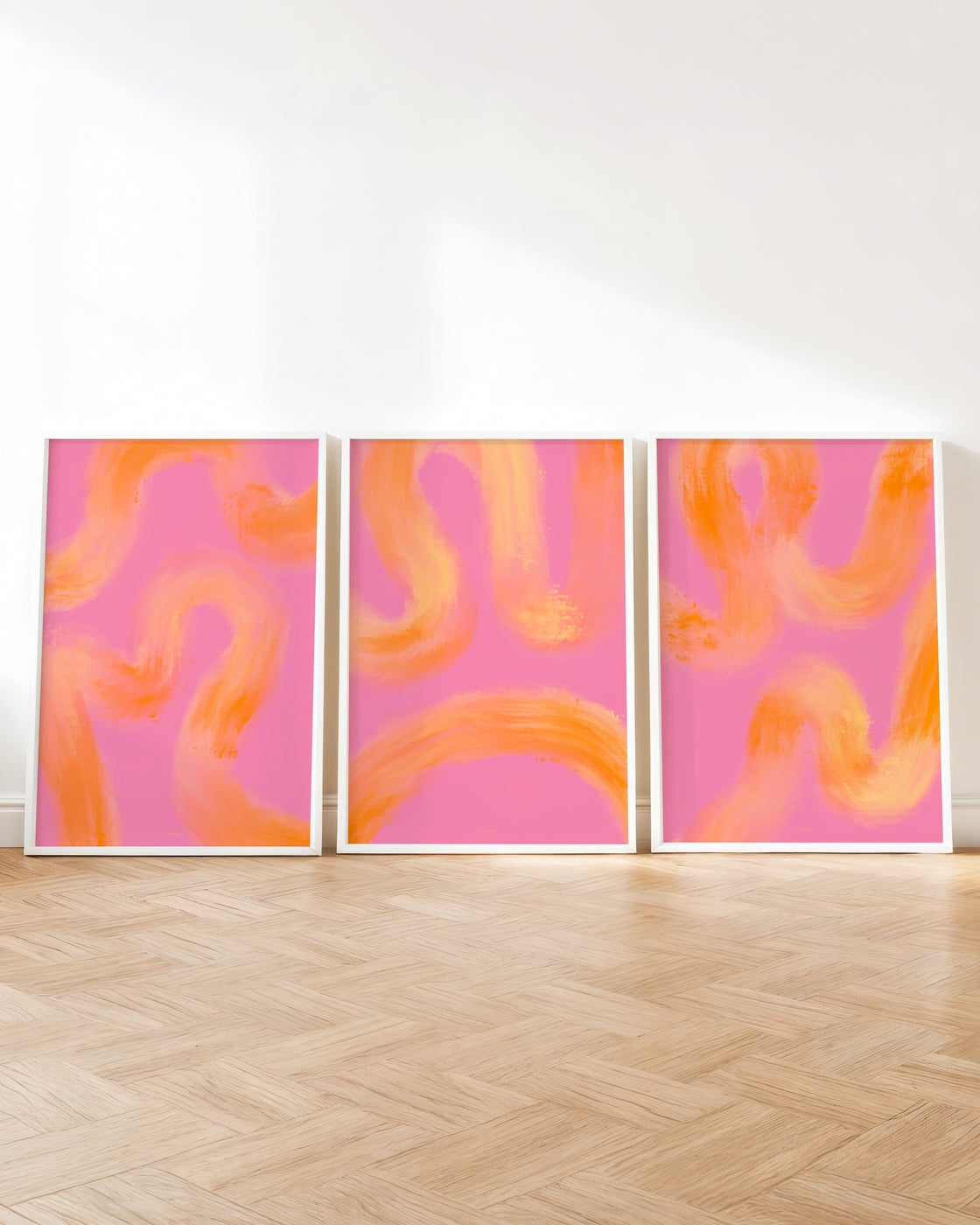 Set aus 3 Postern: Abstrakt 